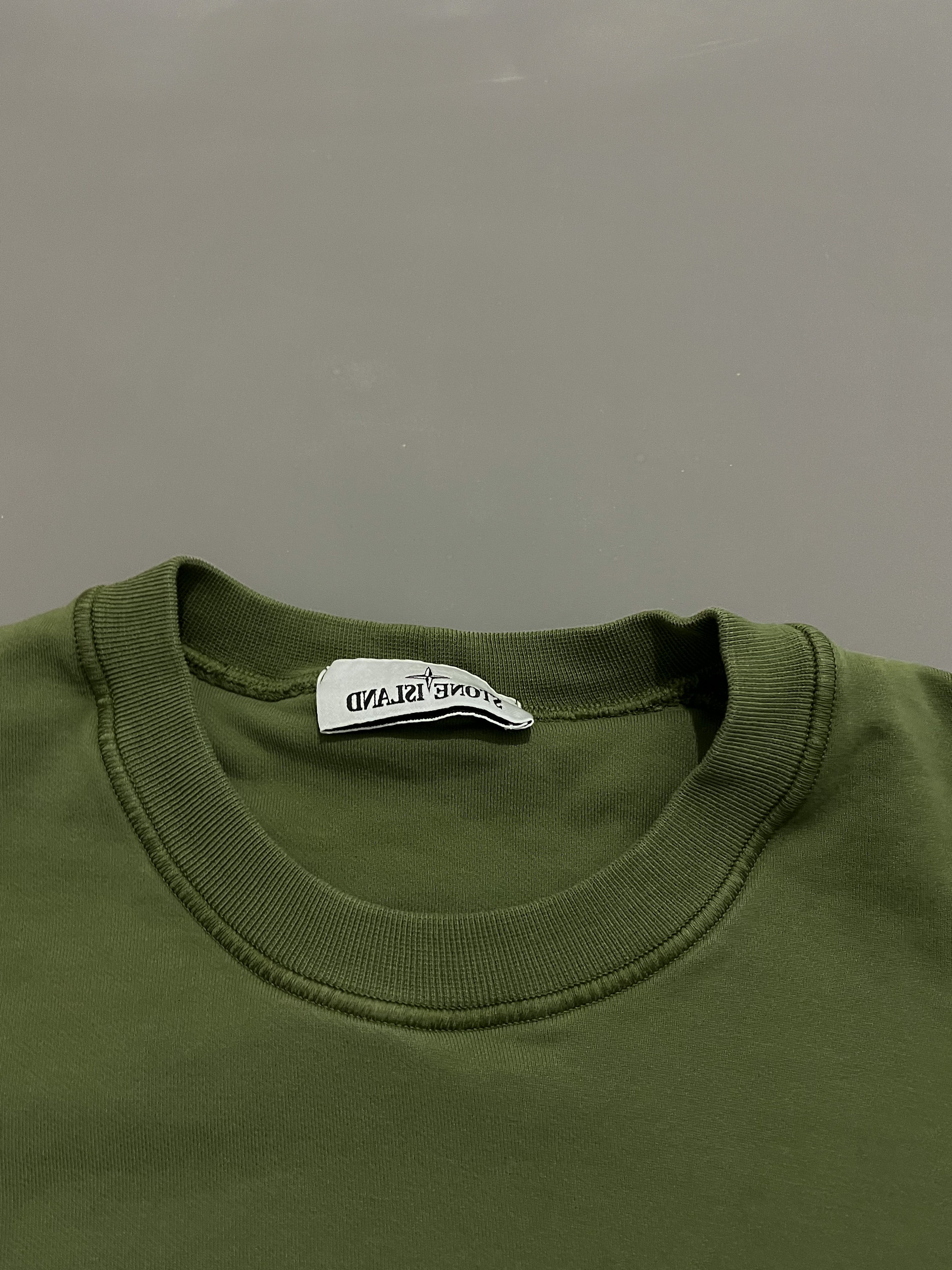 Stone Island Olive Sweatshirt - Medium