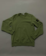 Load image into Gallery viewer, Stone Island Olive Sweatshirt - Medium
