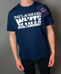 Paul & Shark x White Mountaineering Navy Classic T-Shirt